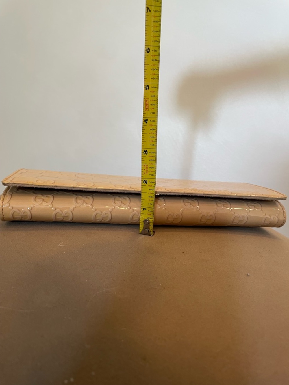 Gucci Guccissima Patent Leather Wallet w/ Dust Bag - Picture 9 of 10